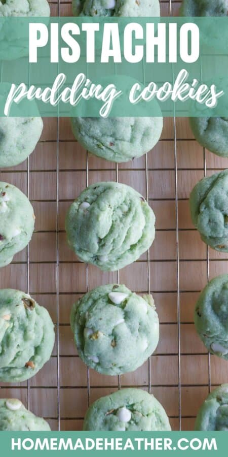 Pistachio Pudding Cookies