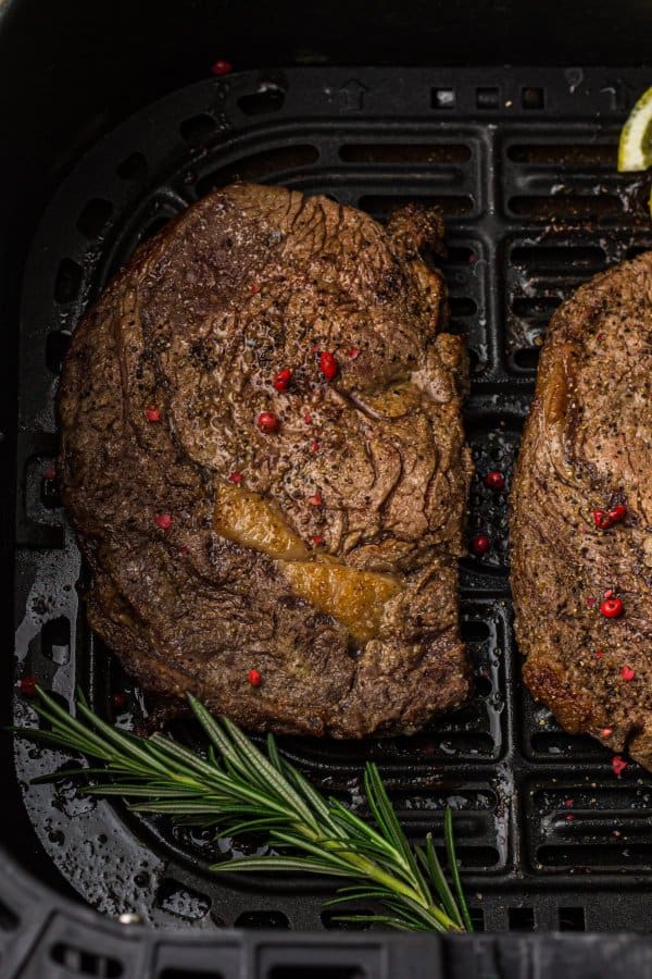 Ninja Foodi Steak Process