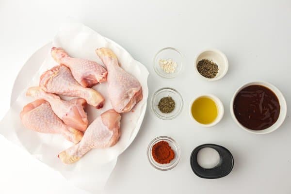 Air Fryer BBQ Drumsticks Ingredients