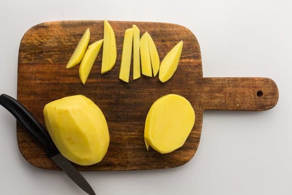 Air Fryer Fries Process
