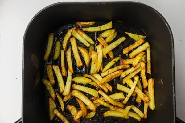 Air Fryer Fries Process