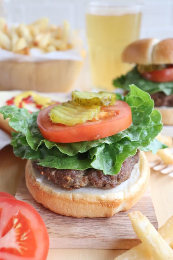 Air Fryer Burger Recipe