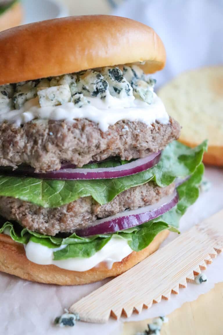 The Best Blue Cheese Burger Recipe