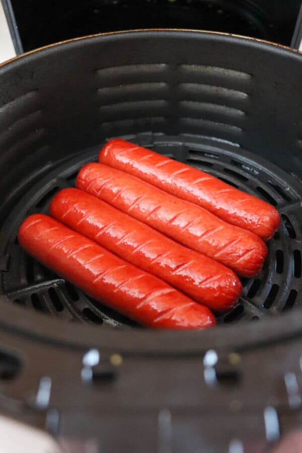 How to Air Fry Hot Dogs