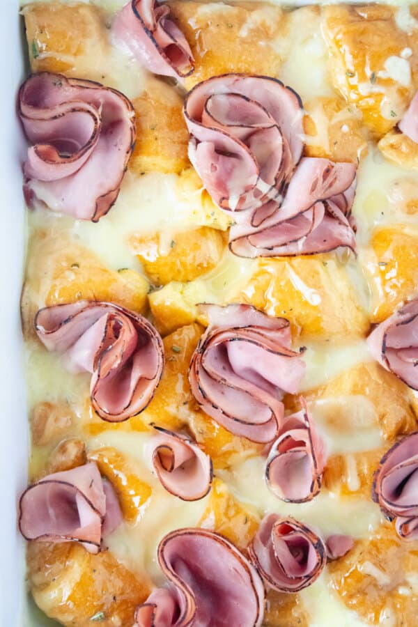 Ham and Croissant Casserole Recipe