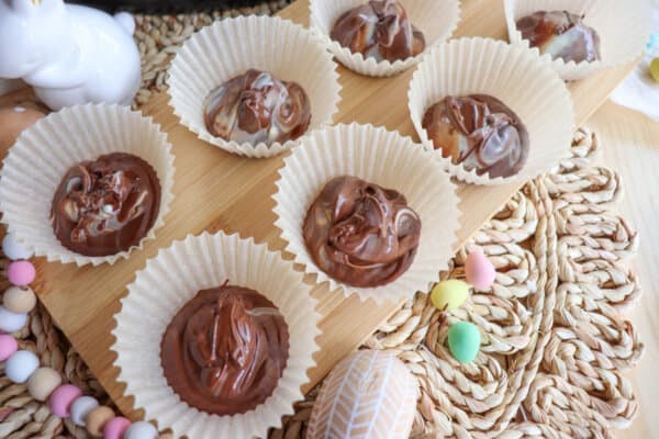 Mini Egg Crockpot Candy Chocolate in Muffin Cups