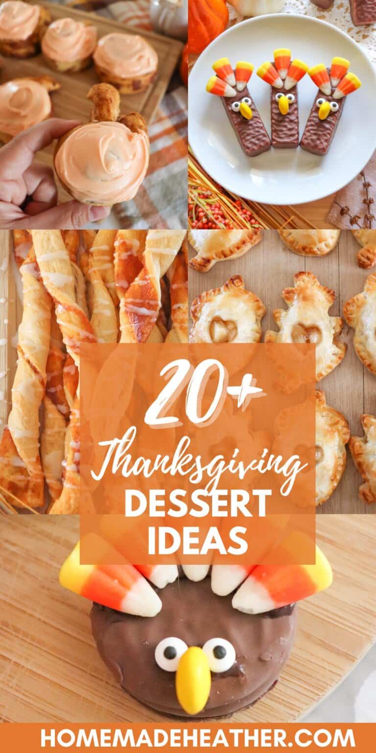 20+ Fun & Easy Thanksgiving Desserts for Kids