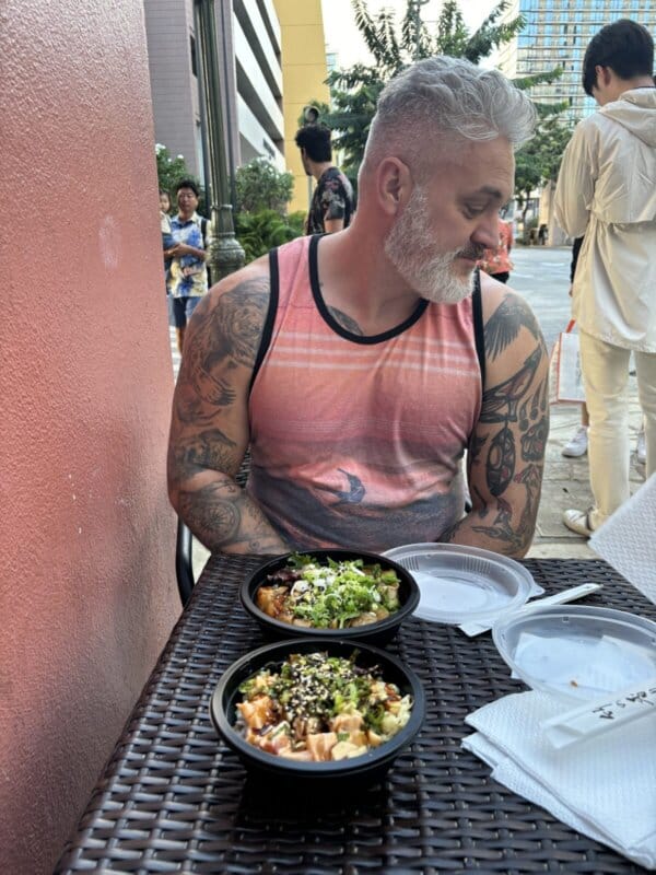 Hawaiian Poke Bowl in Waikiki