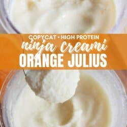 Copycat Orange Julius Smoothie - this easy Ninja Creami recipe is a homemade take on the classic Orange Julius, blending citrusy goodness with a creamy texture!